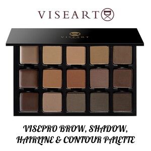 Viseart Eyeshadow, Brow, Contour Palette